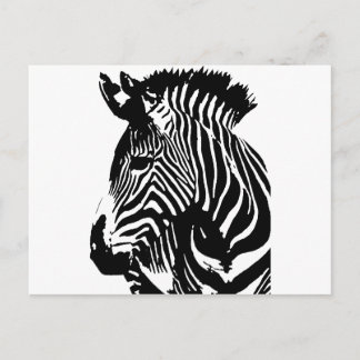 Zebra Briefkaart