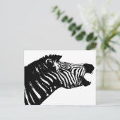 Zebra Briefkaart (Staand voorkant)