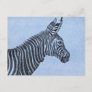 Zebra Briefkaart