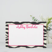 Zebra Briefpapier (Staand voorkant)