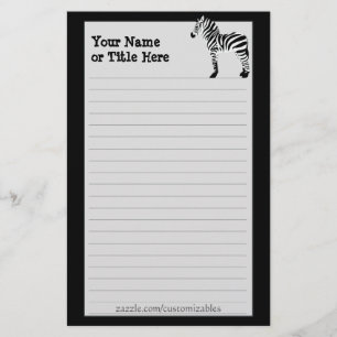 Zebra-Briefpapier Briefpapier