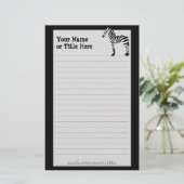 Zebra-Briefpapier Briefpapier (Staand voorkant)