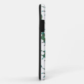 Zebra Brown en Blauwgroen Print Silhouette Case-Mate iPhone Case (Achterkant/rechts)