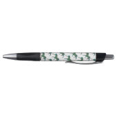 Zebra Brown en Blauwgroen Print Silhouette Pen (Bodem)