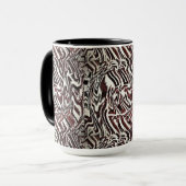 Zebra Brown Mok (Voorkant links)