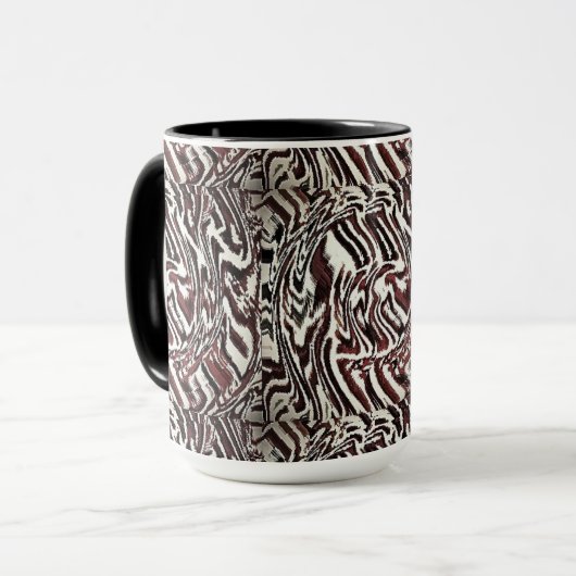 Zebra Brown Mok (Voorkant links)