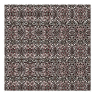 Zebra Brown Perfect Poster