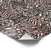 Zebra Brown Perfect Poster (Hoek)