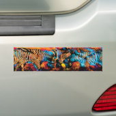 Zebra Bumpersticker (Op auto)