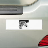 Zebra Bumpersticker (Op auto)