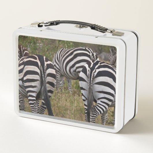 Zebra Butt Lunch Box (Achterkant)