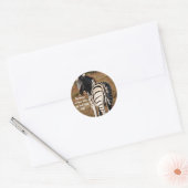 Zebra butt stickers (Envelop)