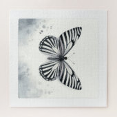 Zebra Butterfly Watercolor AREF295 - Watercolor Legpuzzel (Horizontaal)