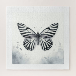Zebra Butterfly Watercolor AREF295 - Watercolor Legpuzzel