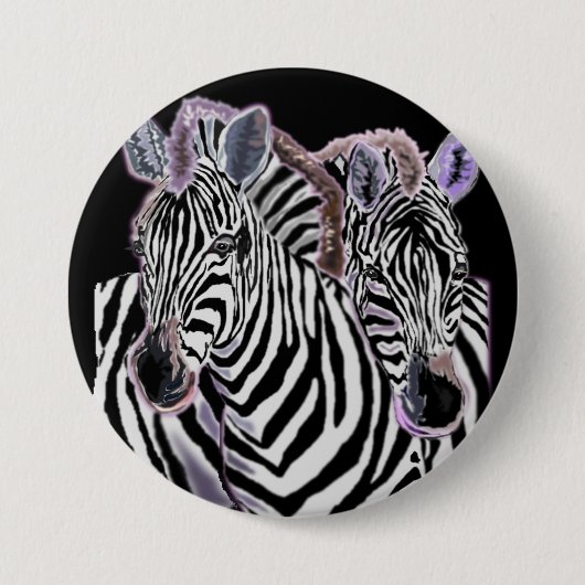 Zebra Button van paar families (Voorkant)