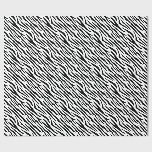 Zebra Cadeaupapier (Vlak)