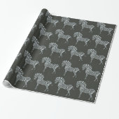 Zebra Cadeaupapier (Uitgerold)