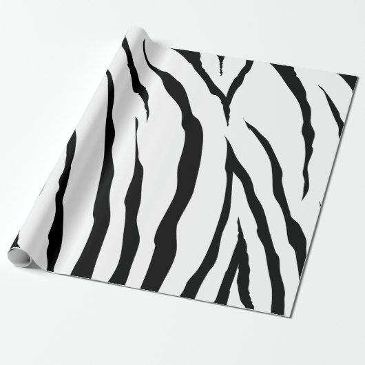 Zebra Cadeaupapier (Uitgerold)