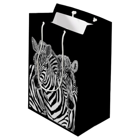 Zebra Cadeautas (Achterkant Gekanteld)