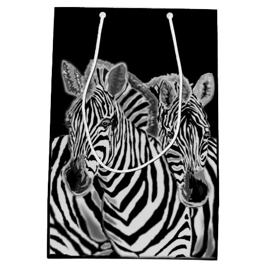 Zebra Cadeautas (Achterkant)
