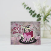 Zebra Cake Sweet 16 Kaart (Staand voorkant)