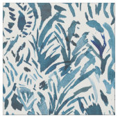 ZEBRA CAMO Indigo Safari Stof (Close Up)