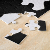 Zebra Camouflage Black en White Artistic Pattern Legpuzzel (Zijkant)