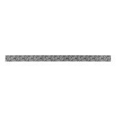 Zebra Camouflage Black en White Artistic Pattern Satijnen Lint (Voorkant)