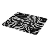 Zebra Camouflage Black en White Artistic Pattern Snijplank (Hoek)