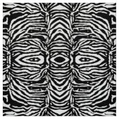 Zebra Camouflage Black en White Artistic Pattern Stof (Swatch)