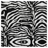 Zebra Camouflage Black en White Artistic Pattern Stof (Close Up)