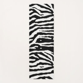 Zebra Camouflage Black en White Artistic Pattern Yogamat