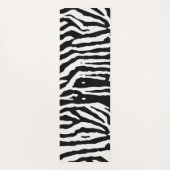 Zebra Camouflage Black en White Artistic Pattern Yogamat (Achterkant)