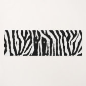 Zebra Camouflage Black en White Artistic Pattern Yogamat (Voorkant (horizontaal))
