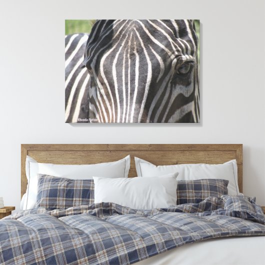 zebra canvas afdruk (Insitu (Slaapkamer))
