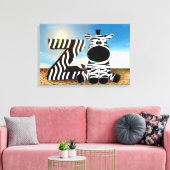Zebra Canvas Afdruk (Insitu (Woonkamer))