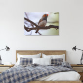 Zebra Canvas Afdruk (Insitu (Slaapkamer))