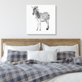 Zebra Canvas Afdruk