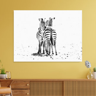 Zebra Canvas Afdruk