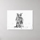 Zebra Canvas Afdruk (Voorkant)