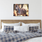 Zebra Canvas - Oerwoud (Insitu (Slaapkamer))