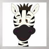 Zebra cartoon poster (Voorkant)