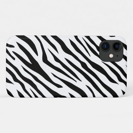 Zebra Case-Mate iPhone Case (Achterkant (horizontaal))