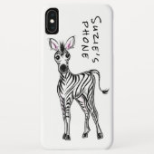 Zebra Case-Mate iPhone Case (Achterkant)