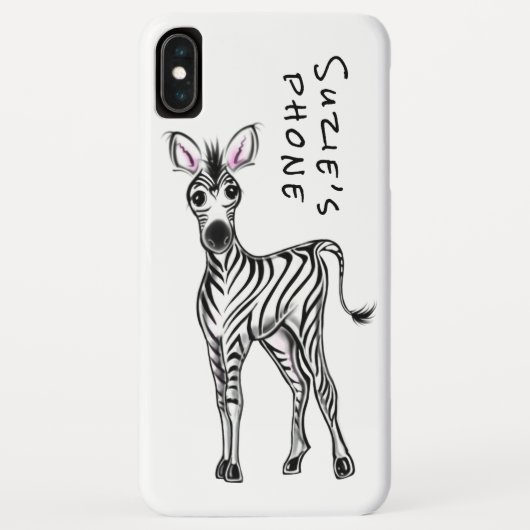 Zebra Case-Mate iPhone Case (Achterkant)