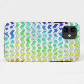 Zebra Chevron Rainbow en White Print Case-Mate iPhone Case (Achterkant (horizontaal))