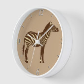 Zebra - Chocoladebruin en kameelkleurig (Hoek)