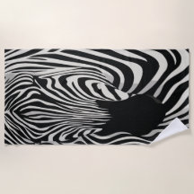 Zebra Close-Up Black and White Art