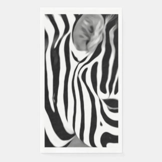 Zebra close-upprint servet