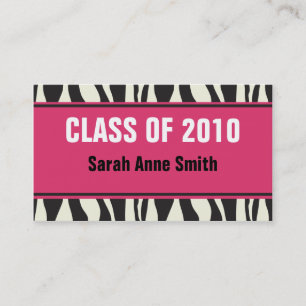 Zebra Contactkaartje